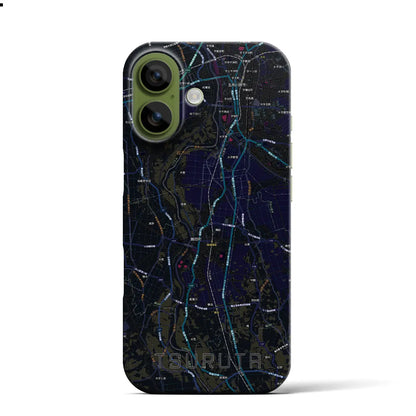 【鶴田（青森県）】地図柄iPhoneケース（バックカバータイプ）