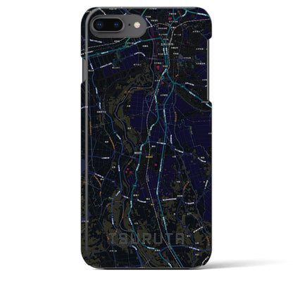 【鶴田（青森県）】地図柄iPhoneケース（バックカバータイプ）