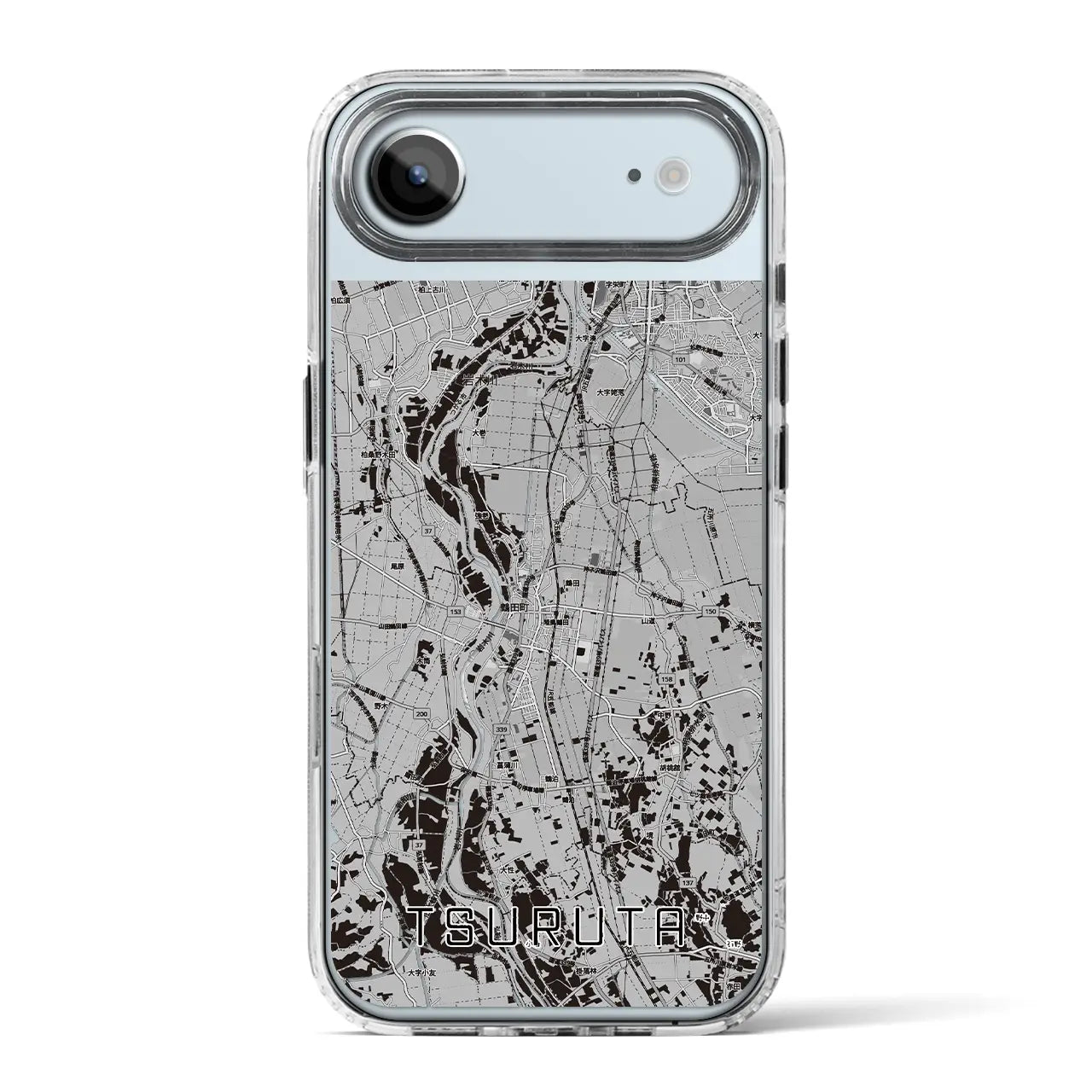 【鶴田（青森県）】地図柄iPhoneケース（MagSafeタイプ）