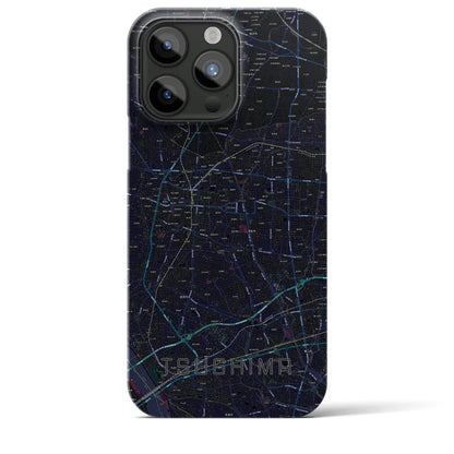 【津島（愛知県）】地図柄iPhoneケース（バックカバータイプ）