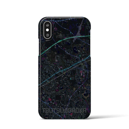 【つつじヶ丘（東京都）】地図柄iPhoneケース（バックカバータイプ）