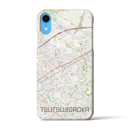 【つつじヶ丘（東京都）】地図柄iPhoneケース（バックカバータイプ）