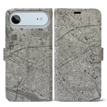 【つつじヶ丘（東京都）】地図柄iPhoneケース（手帳タイプ）