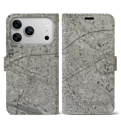 【つつじヶ丘（東京都）】地図柄iPhoneケース（手帳タイプ）