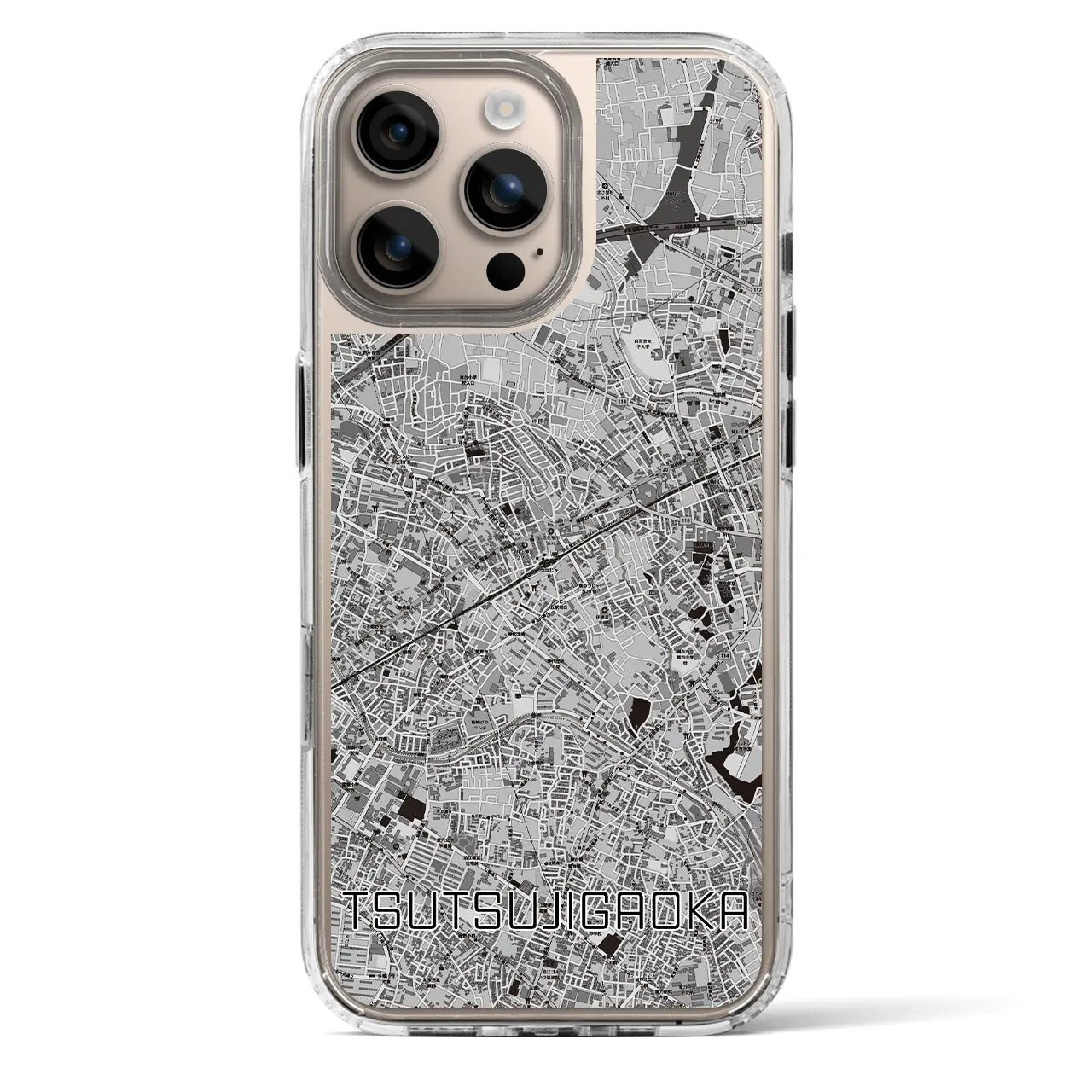 【つつじヶ丘（東京都）】地図柄iPhoneケース（MagSafeタイプ）