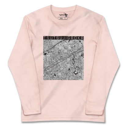 【つつじヶ丘（東京都）】地図柄ロングスリーブTシャツ