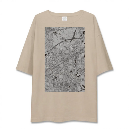 【つつじヶ丘（東京都）】地図柄ビッグシルエットTシャツ