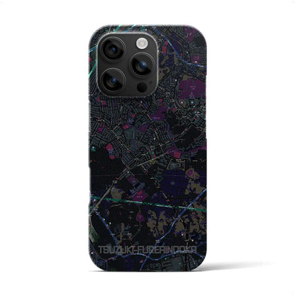 【都筑ふれあいの丘（神奈川県）】地図柄iPhoneケース（バックカバータイプ）