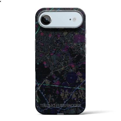 【都筑ふれあいの丘（神奈川県）】地図柄iPhoneケース（バックカバータイプ）