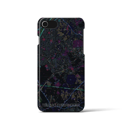 【都筑ふれあいの丘（神奈川県）】地図柄iPhoneケース（バックカバータイプ）