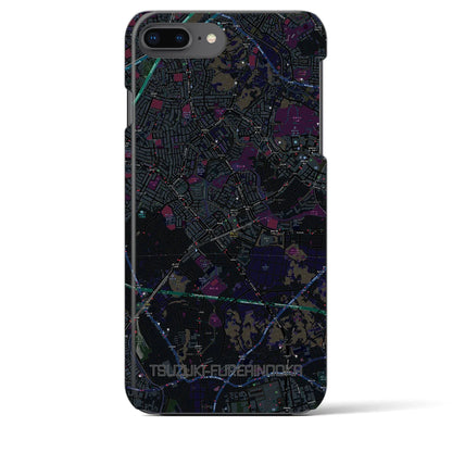 【都筑ふれあいの丘（神奈川県）】地図柄iPhoneケース（バックカバータイプ）