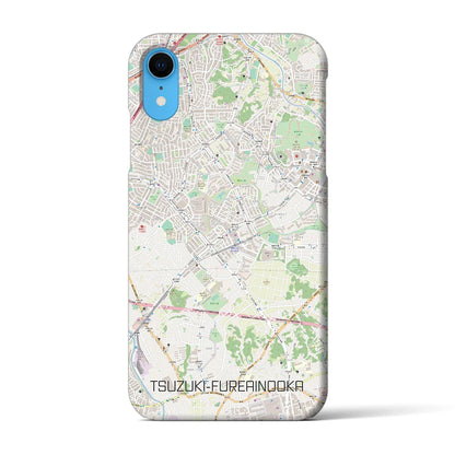 【都筑ふれあいの丘（神奈川県）】地図柄iPhoneケース（バックカバータイプ）