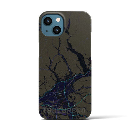 【綴子（秋田県）】地図柄iPhoneケース（バックカバータイプ）