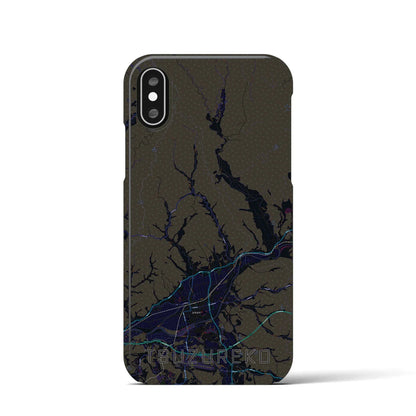 【綴子（秋田県）】地図柄iPhoneケース（バックカバータイプ）