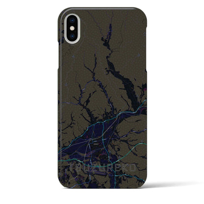 【綴子（秋田県）】地図柄iPhoneケース（バックカバータイプ）