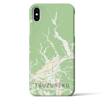 【綴子（秋田県）】地図柄iPhoneケース（バックカバータイプ）