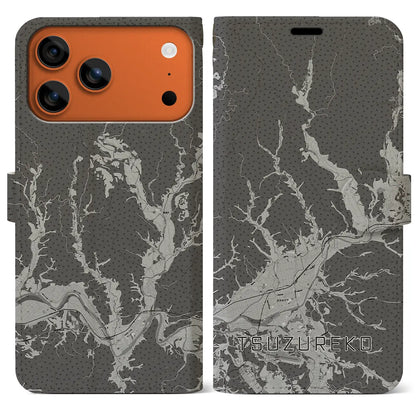 【綴子（秋田県）】地図柄iPhoneケース（手帳タイプ）