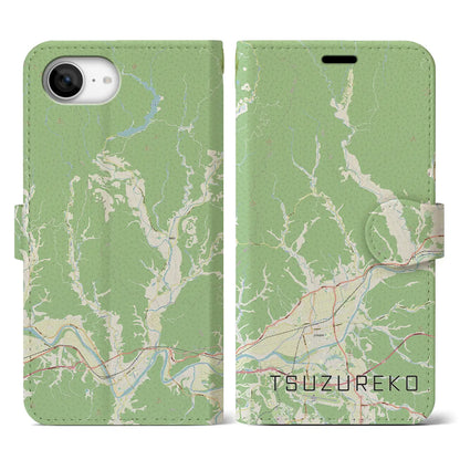 【綴子（秋田県）】地図柄iPhoneケース（手帳タイプ）