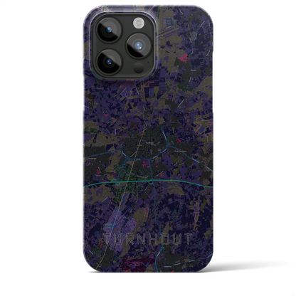 【トゥルンハウト（ベルギー）】地図柄iPhoneケース（バックカバータイプ）