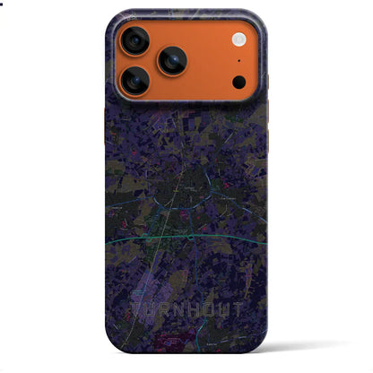 【トゥルンハウト（ベルギー）】地図柄iPhoneケース（バックカバータイプ）