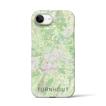 【トゥルンハウト（ベルギー）】地図柄iPhoneケース（バックカバータイプ）