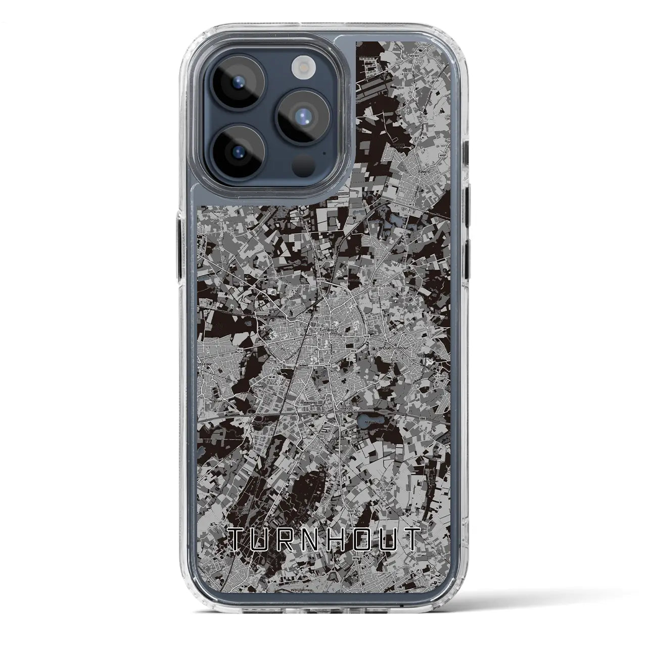 【トゥルンハウト（ベルギー）】地図柄iPhoneケース（MagSafeタイプ）