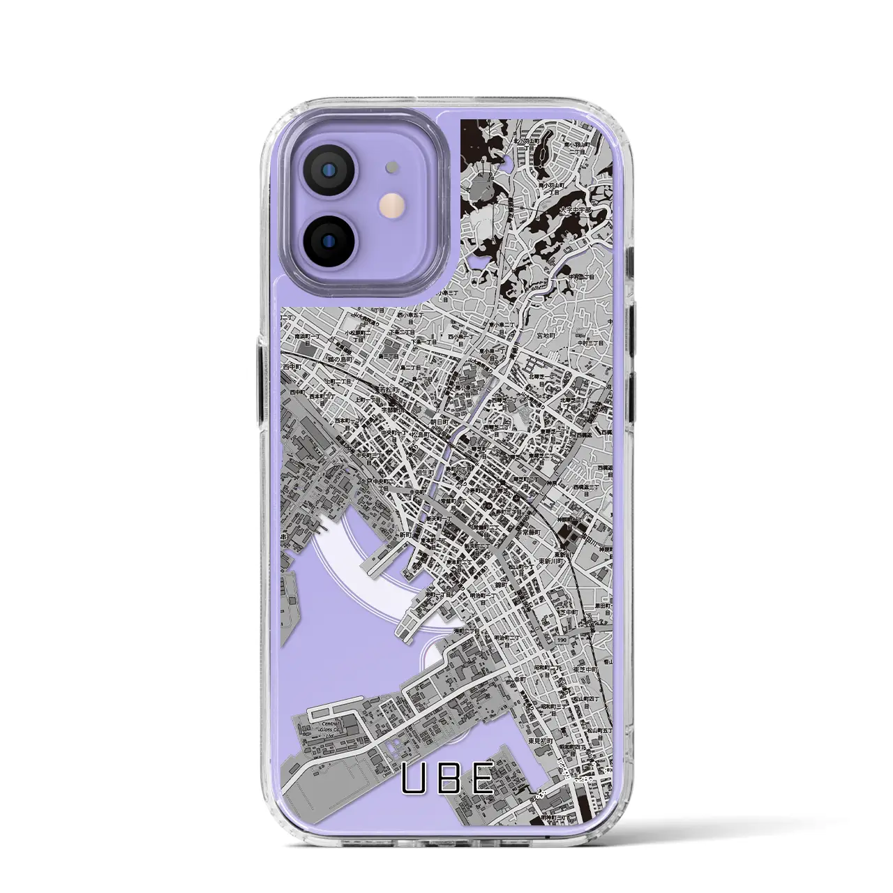【宇部2（山口県）】地図柄iPhoneケース（MagSafeタイプ）