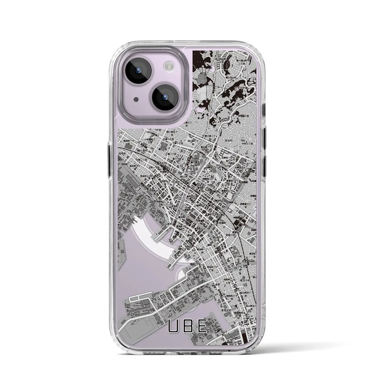 【宇部2（山口県）】地図柄iPhoneケース（MagSafeタイプ）