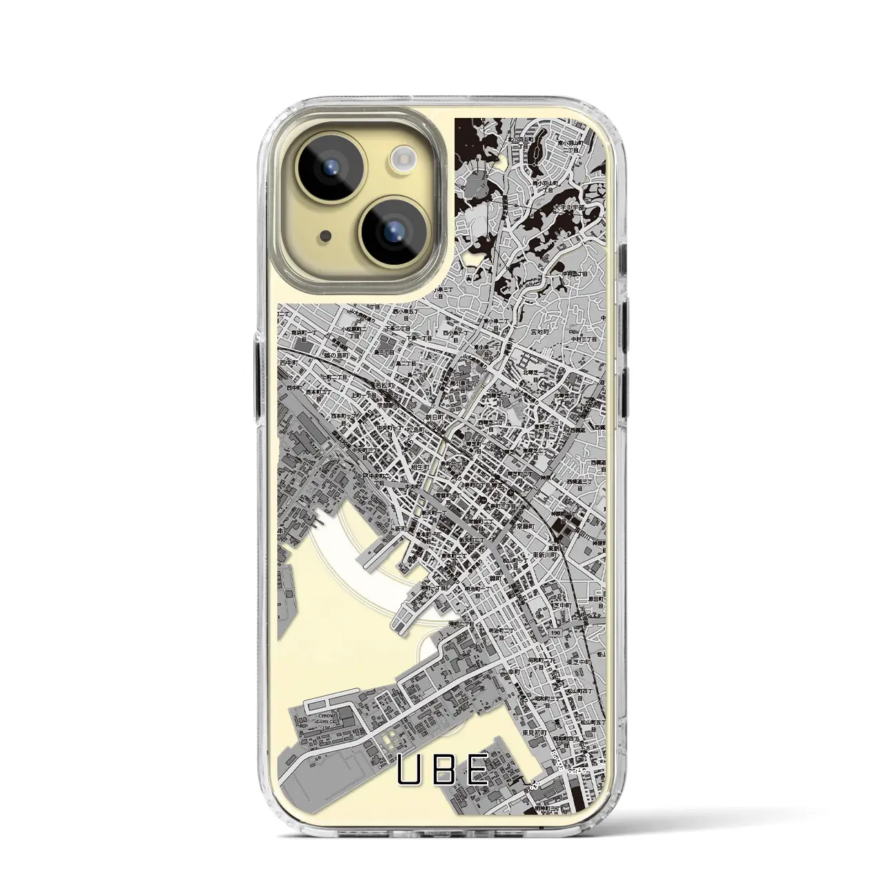 【宇部2（山口県）】地図柄iPhoneケース（MagSafeタイプ）