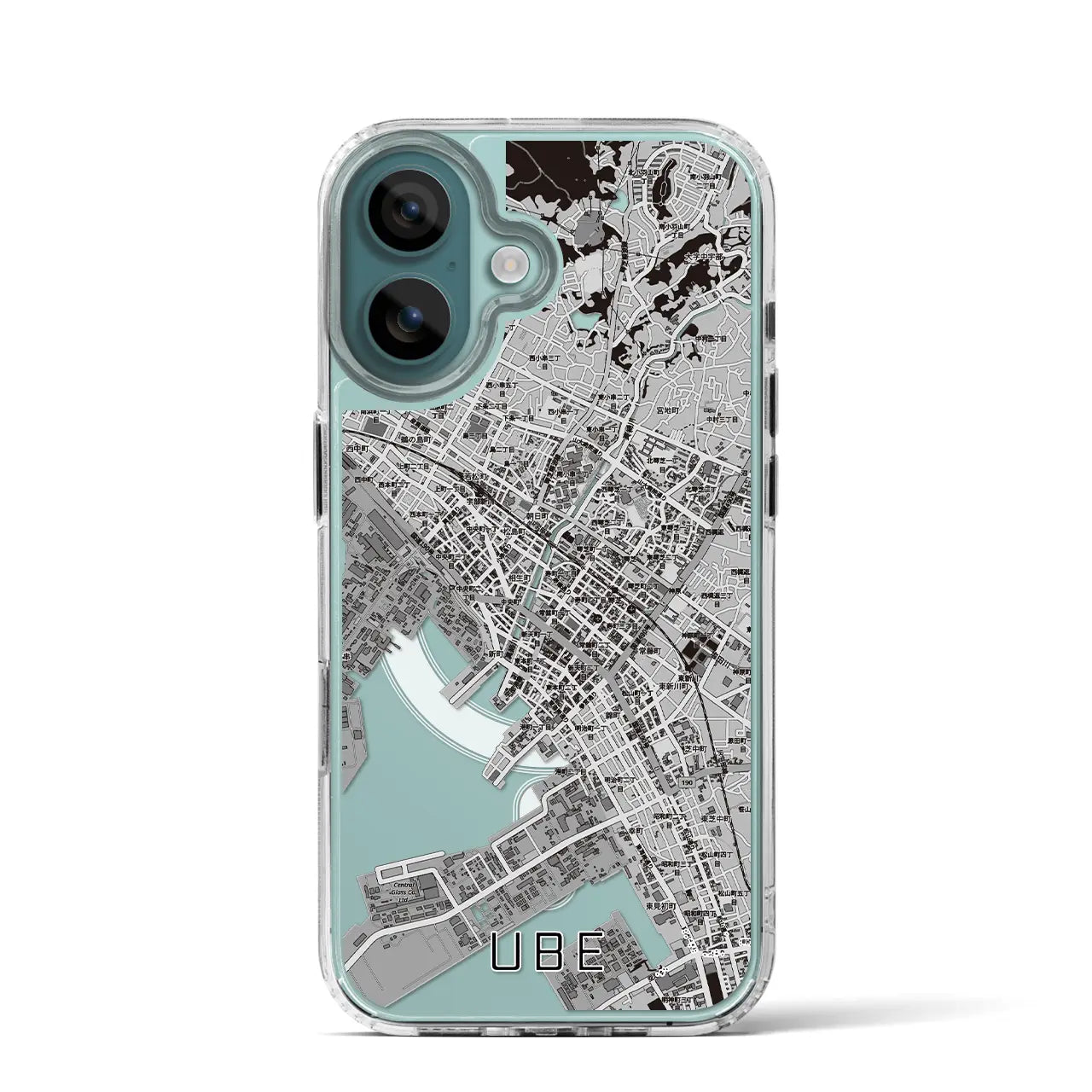 【宇部2（山口県）】地図柄iPhoneケース（MagSafeタイプ）