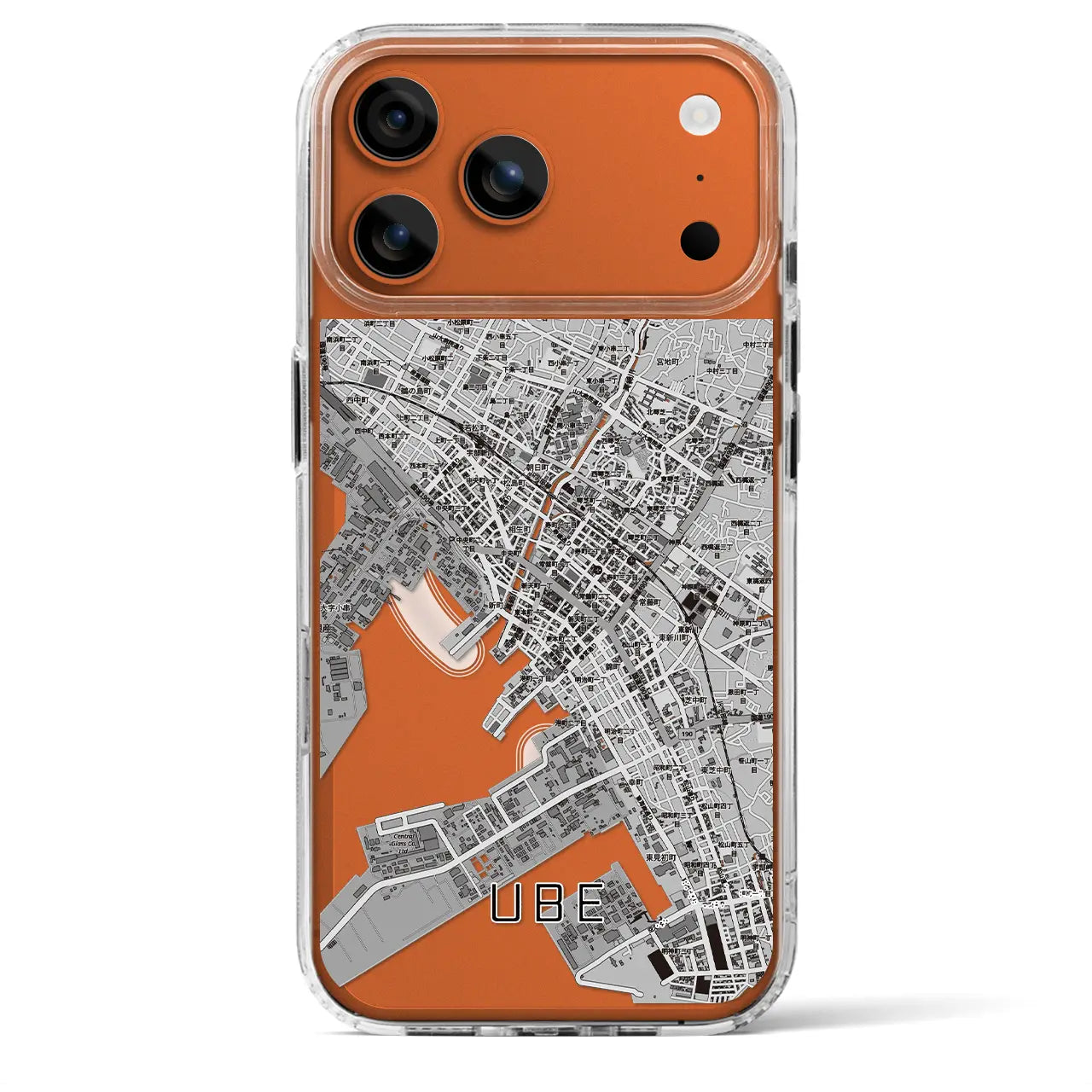 【宇部2（山口県）】地図柄iPhoneケース（MagSafeタイプ）