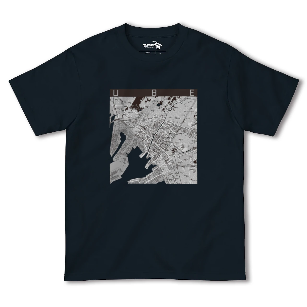 【宇部2（山口県）】地図柄ヘビーウェイトTシャツ
