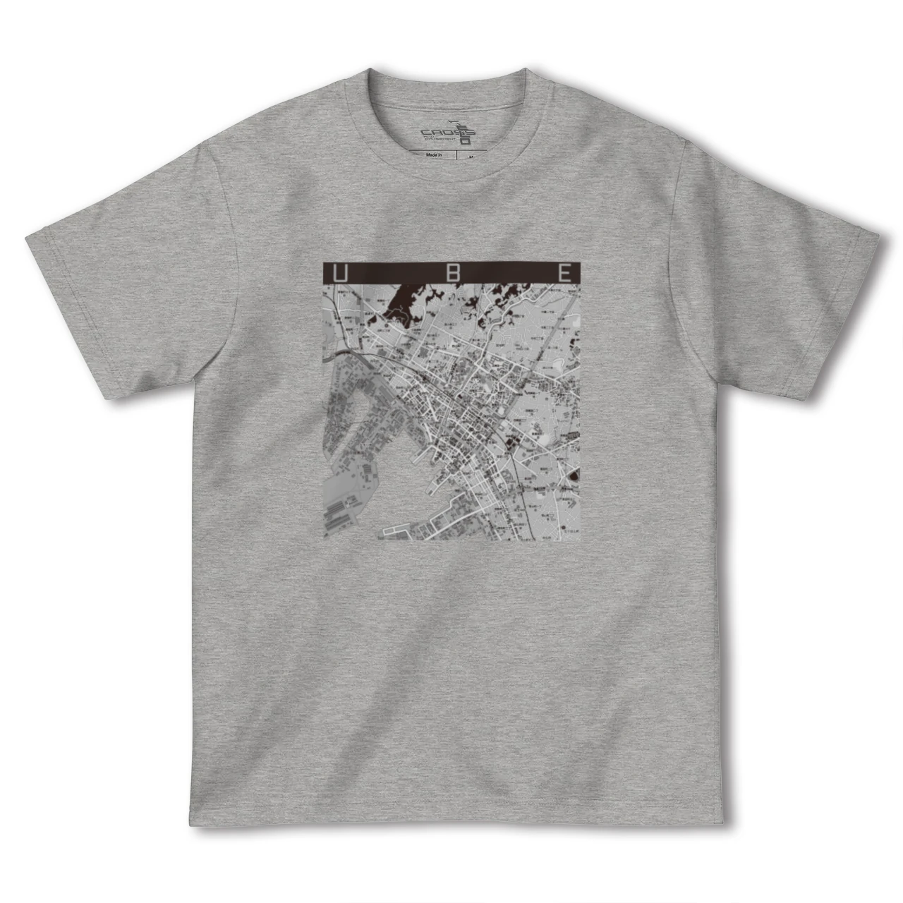 【宇部2（山口県）】地図柄ヘビーウェイトTシャツ