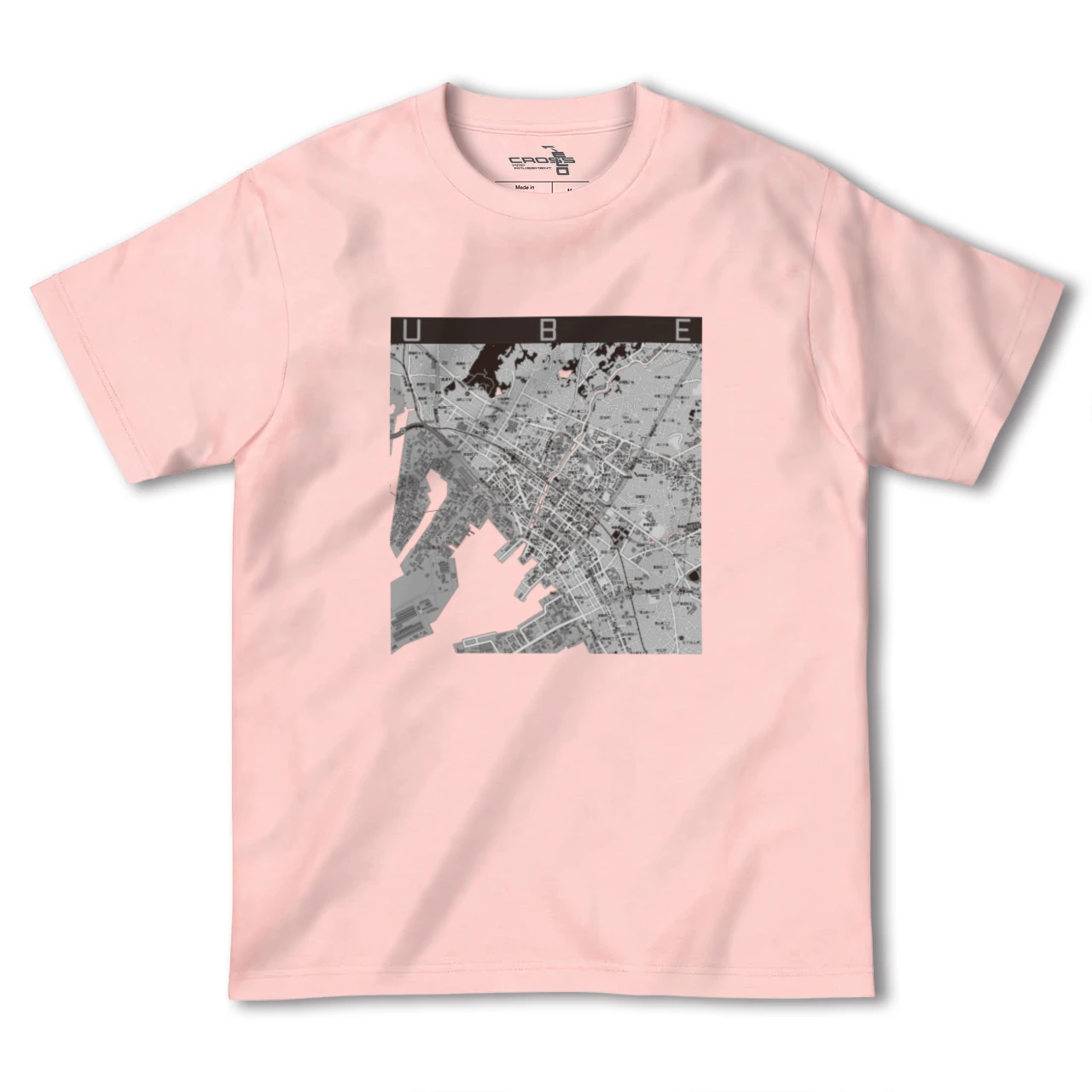 【宇部2（山口県）】地図柄ヘビーウェイトTシャツ