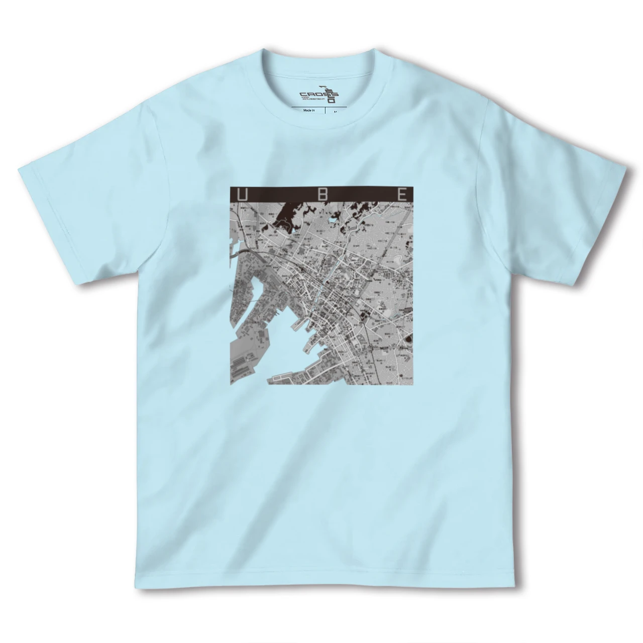 【宇部2（山口県）】地図柄ヘビーウェイトTシャツ