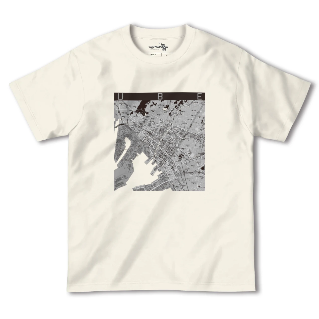 【宇部2（山口県）】地図柄ヘビーウェイトTシャツ