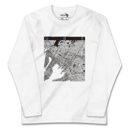 【宇部2（山口県）】地図柄ロングスリーブTシャツ