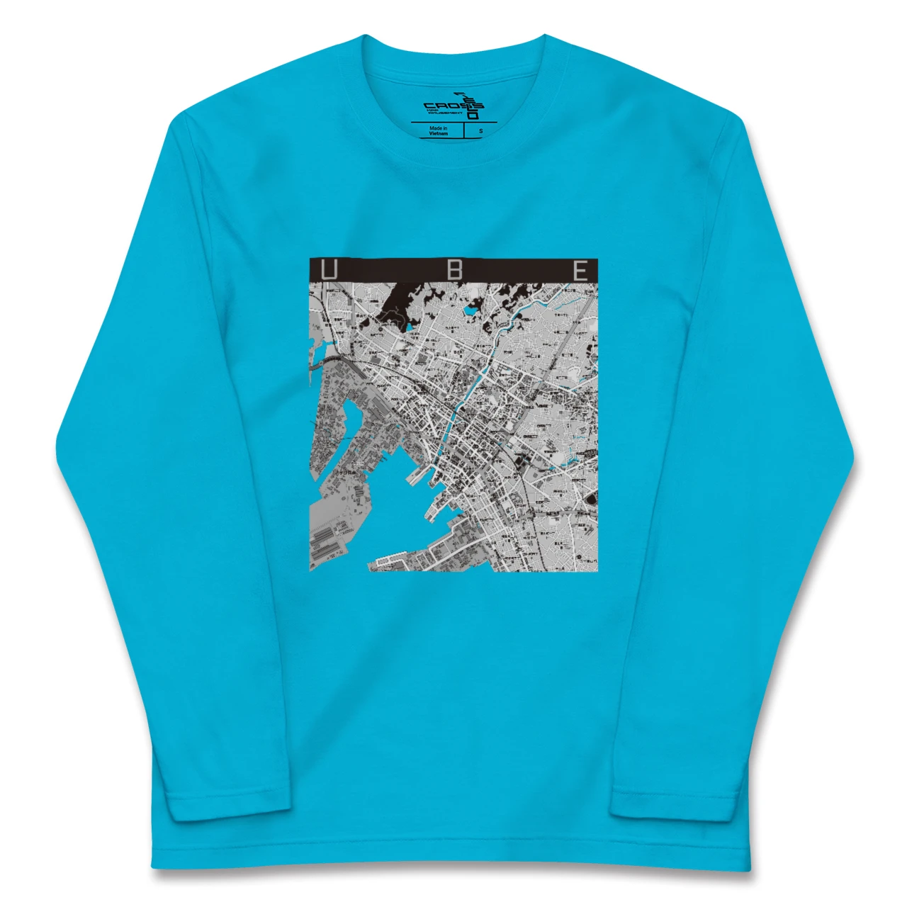 【宇部2（山口県）】地図柄ロングスリーブTシャツ