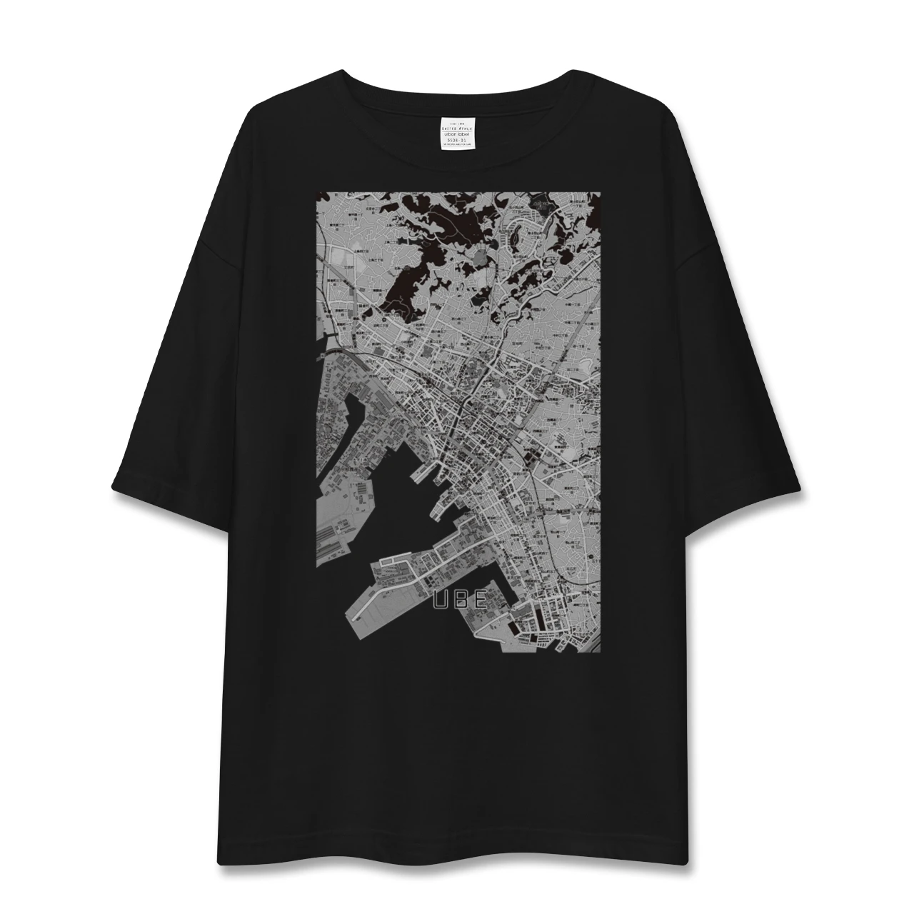 【宇部2（山口県）】地図柄ビッグシルエットTシャツ