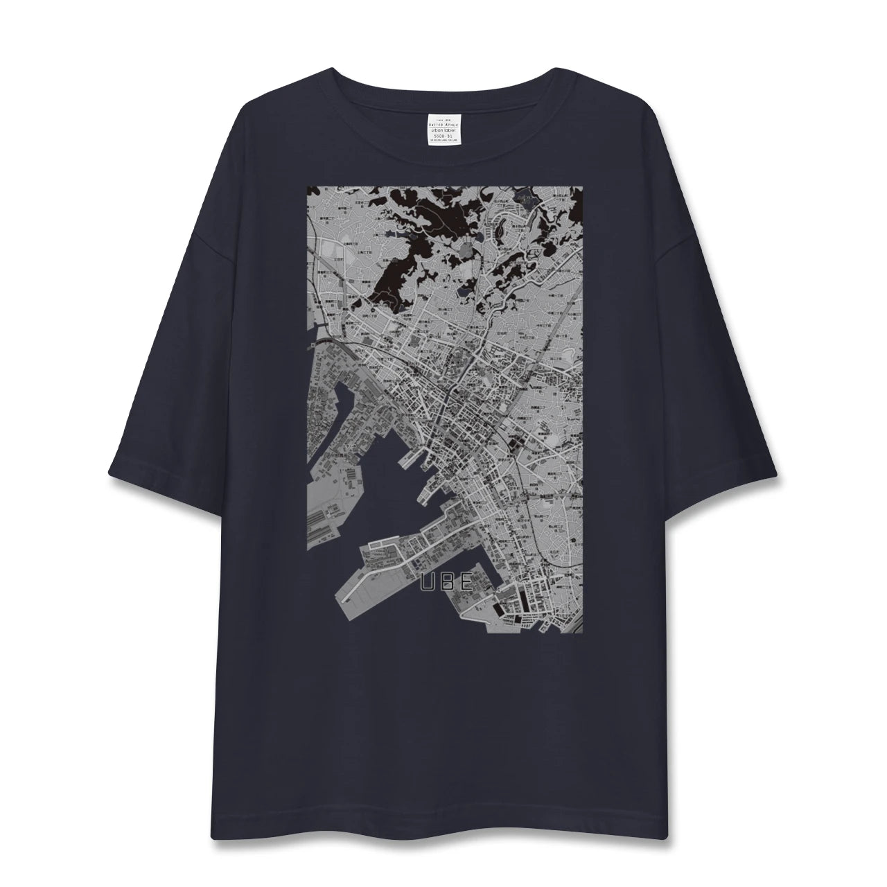 【宇部2（山口県）】地図柄ビッグシルエットTシャツ