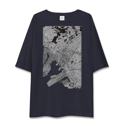【宇部2（山口県）】地図柄ビッグシルエットTシャツ