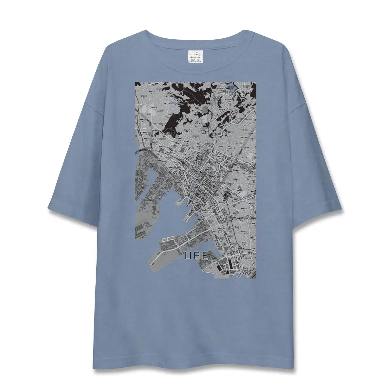 【宇部2（山口県）】地図柄ビッグシルエットTシャツ