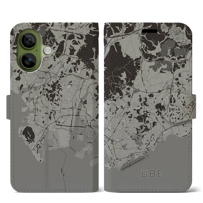 【宇部（山口県）】地図柄iPhoneケース（手帳タイプ）