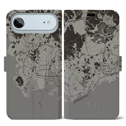 【宇部（山口県）】地図柄iPhoneケース（手帳タイプ）