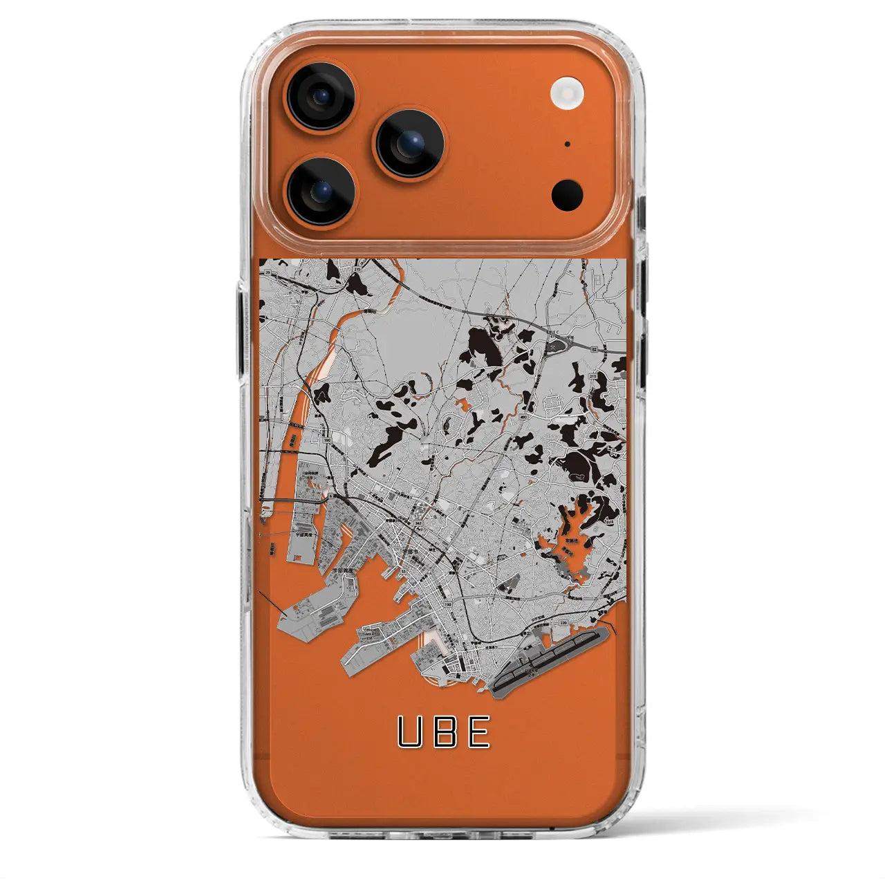 【宇部（山口県）】地図柄iPhoneケース（MagSafeタイプ）