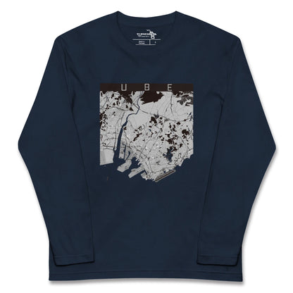 【宇部（山口県）】地図柄ロングスリーブTシャツ