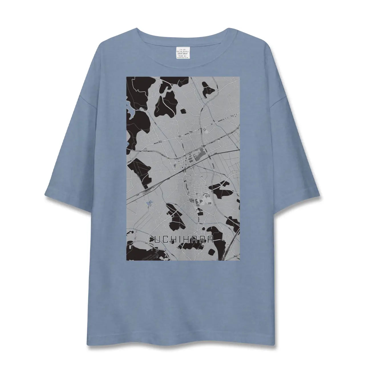 【内原（茨城県）】地図柄ビッグシルエットTシャツ