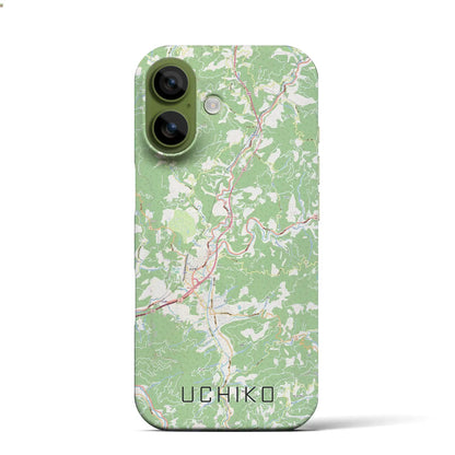 【内子（愛媛県）】地図柄iPhoneケース（バックカバータイプ）