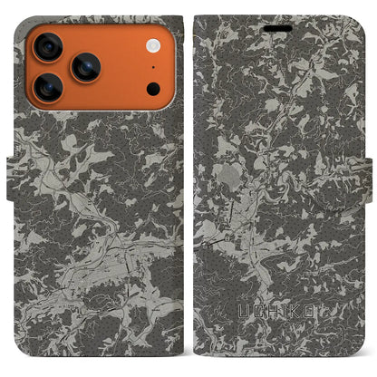 【内子（愛媛県）】地図柄iPhoneケース（手帳タイプ）