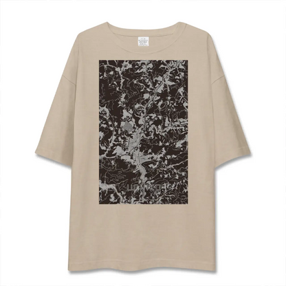 【内子（愛媛県）】地図柄ビッグシルエットTシャツ